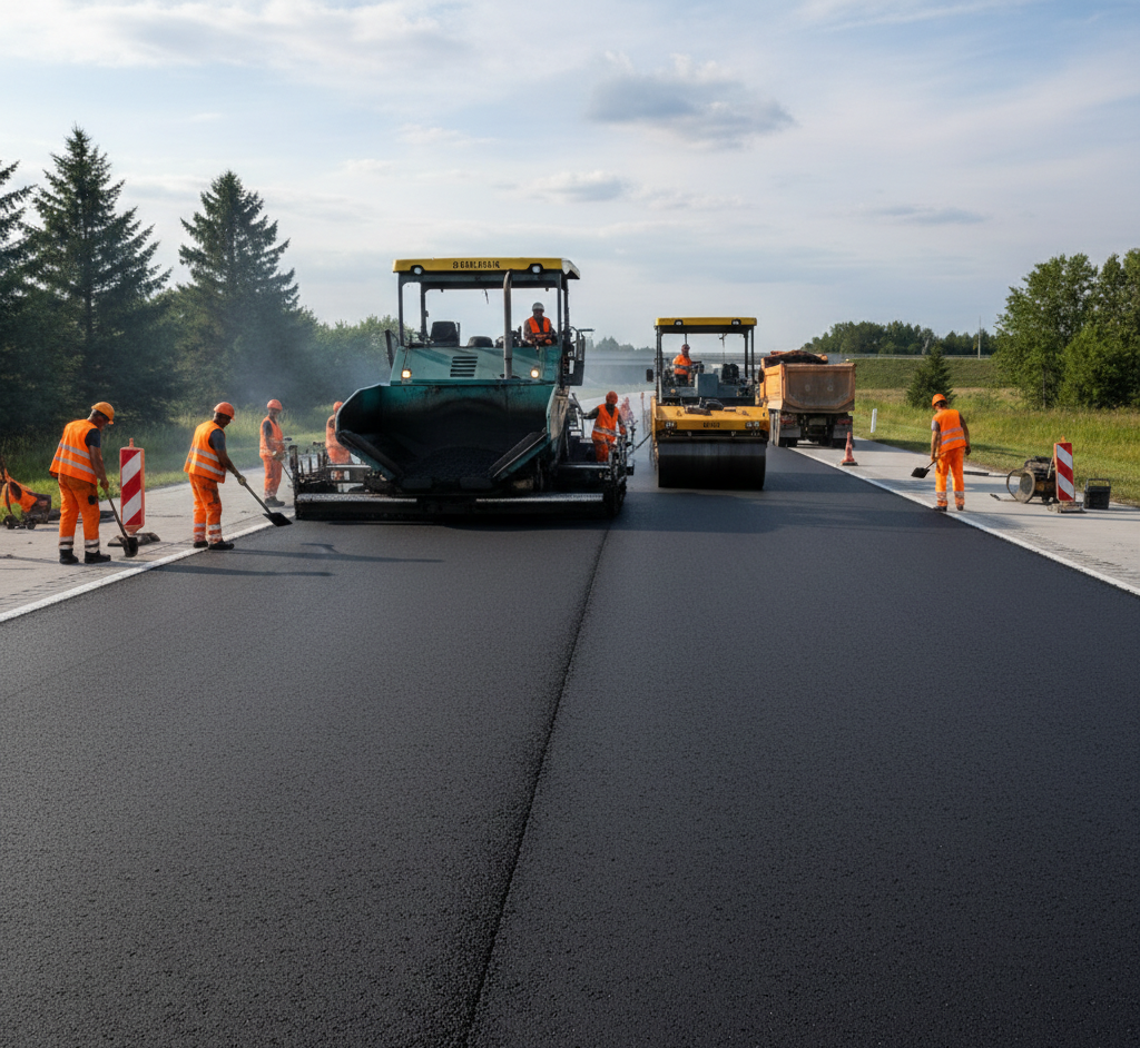 Bituminous Road Work